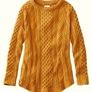 Women's Signature Cotton Fisherman Tunic Sweater. Free shipping.